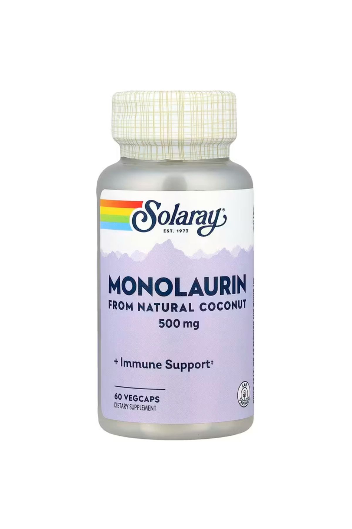 Solaray , Monolaurin, 500 mg, 60 VegCaps