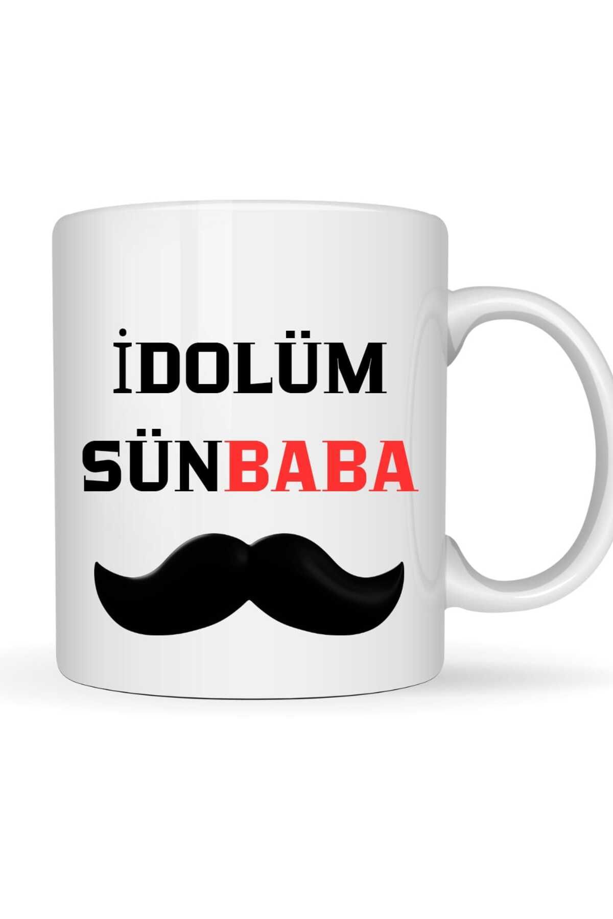 blueshop İDOLÜMSÜN BABA TEMALI PORSELEN KUPA