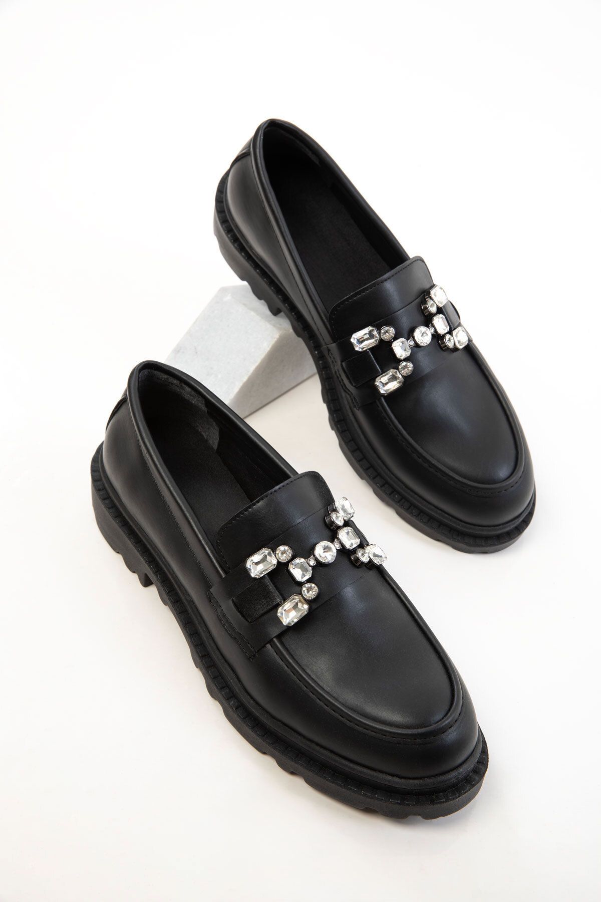 SOHO Siyah Kadın Loafer Ayakkabı 20686