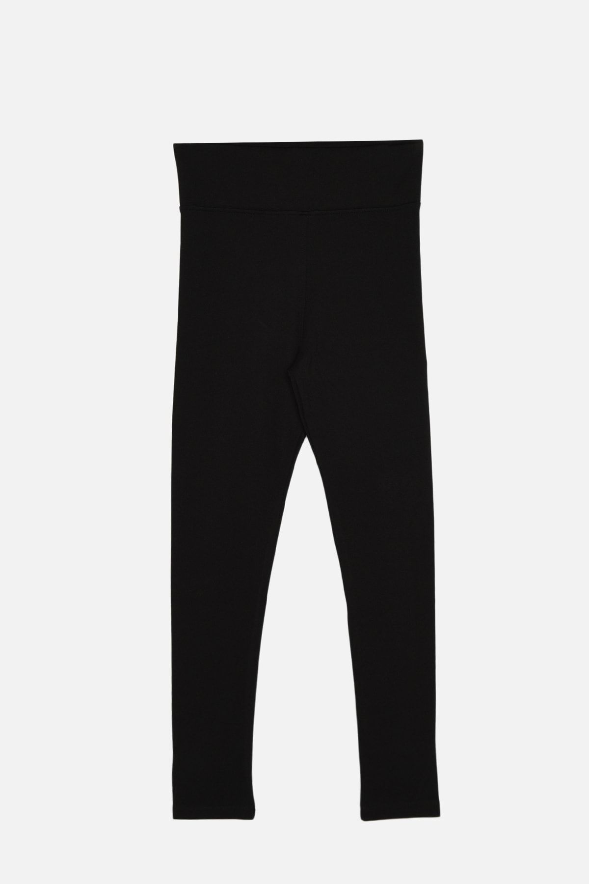 Trendyol Collection-Schwarze Petite-Strumpfhose mit hoher Taille TWOAW22TA0050 7