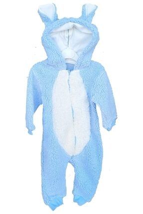 Mavi Ayılı Erkek Bebek Kışlık Tulum KRM000000004
