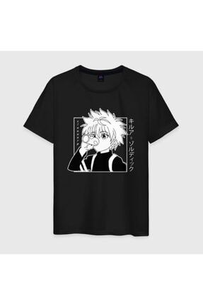 Anime Killi Avcısı Siyah Unisex Tshirt Model 221 06128