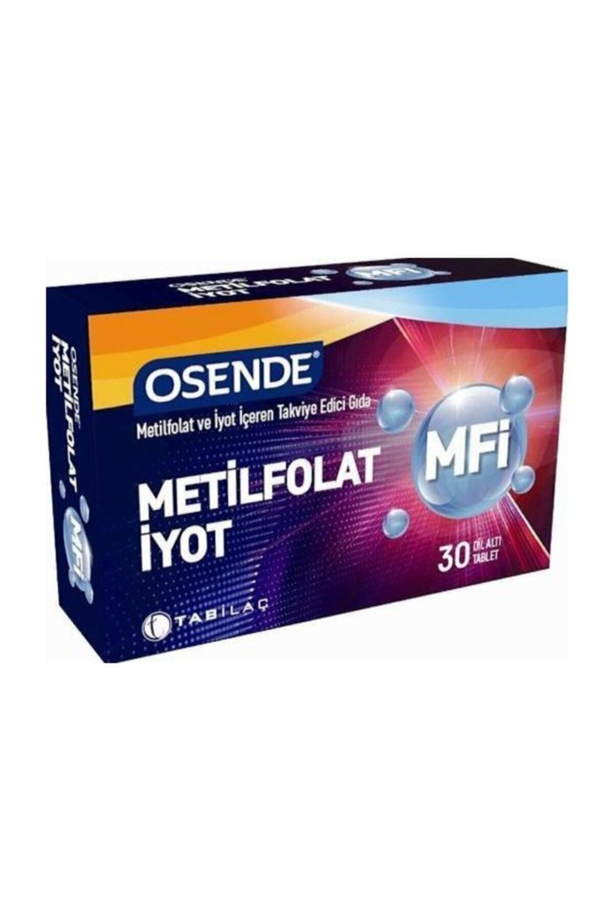 Osende Metilfolat Iyot 30 Dil Altı Tableti
