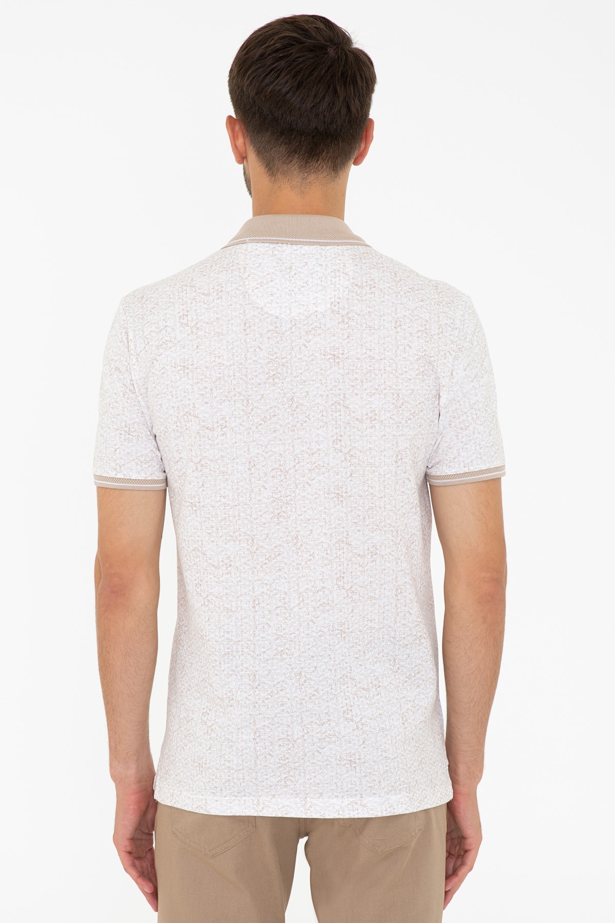 تیشرت مردانه بژ پیرکاردین | G021SZ011.000.1201203 اورجینال - تصویر 3