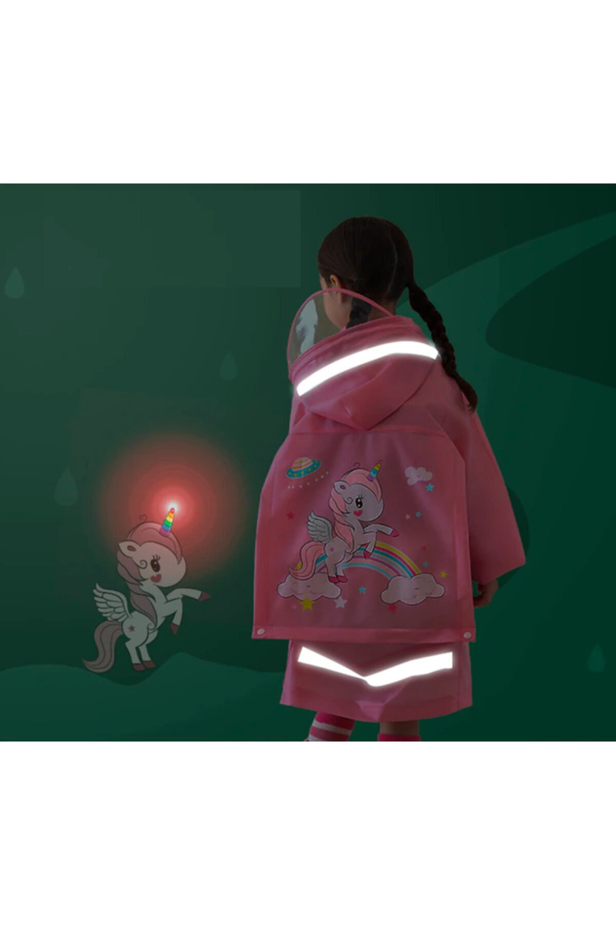 Petityu Unıcorn Yagmurluk - Yağmurluk fotoğrafı 2 (önizleme)