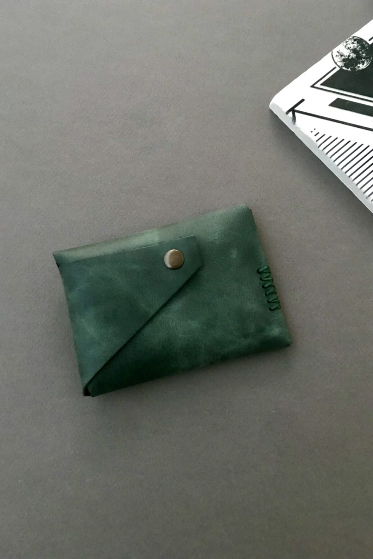 کیف پول مردانه سبز anchoraft | ALFA اورجینال - تصویر 3