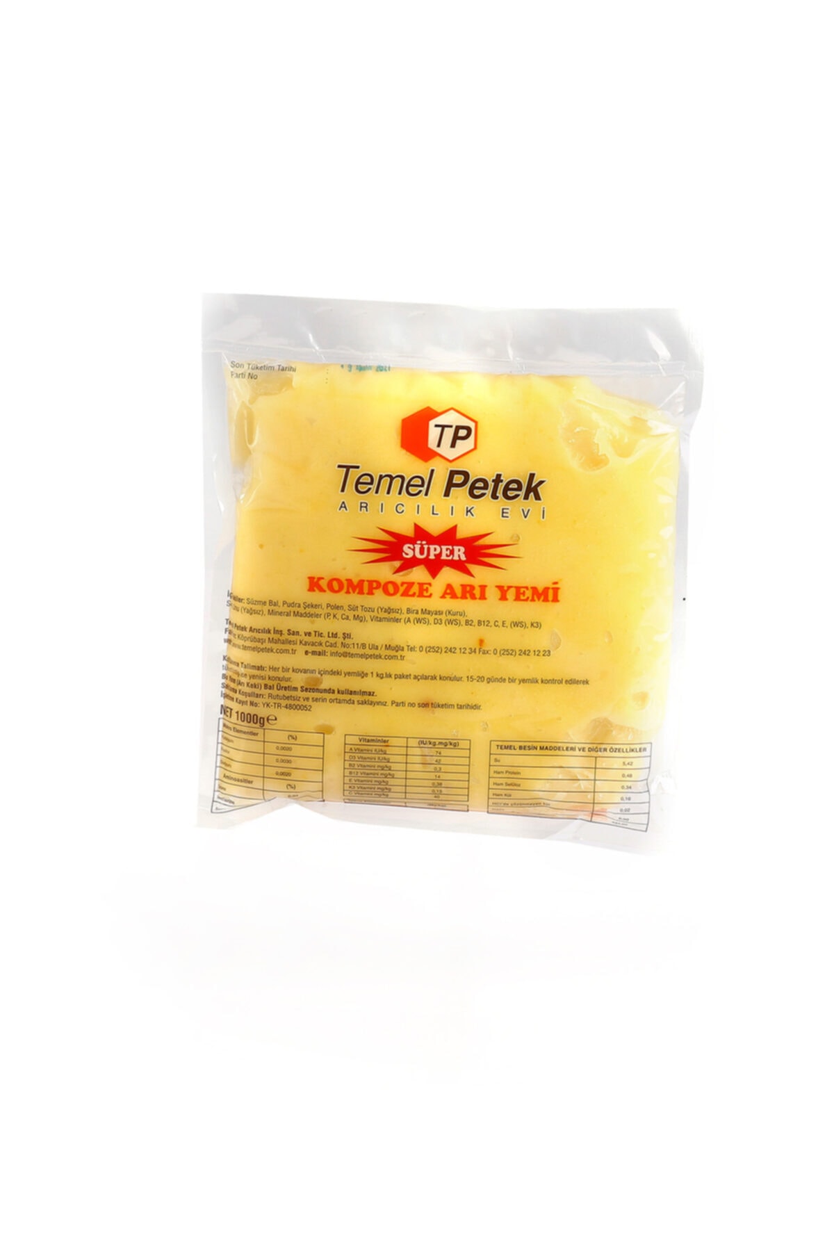 istanbul petek Arı Keki - Temel Petek (SÜPER KOMPOZE KEK) 1 Kg.