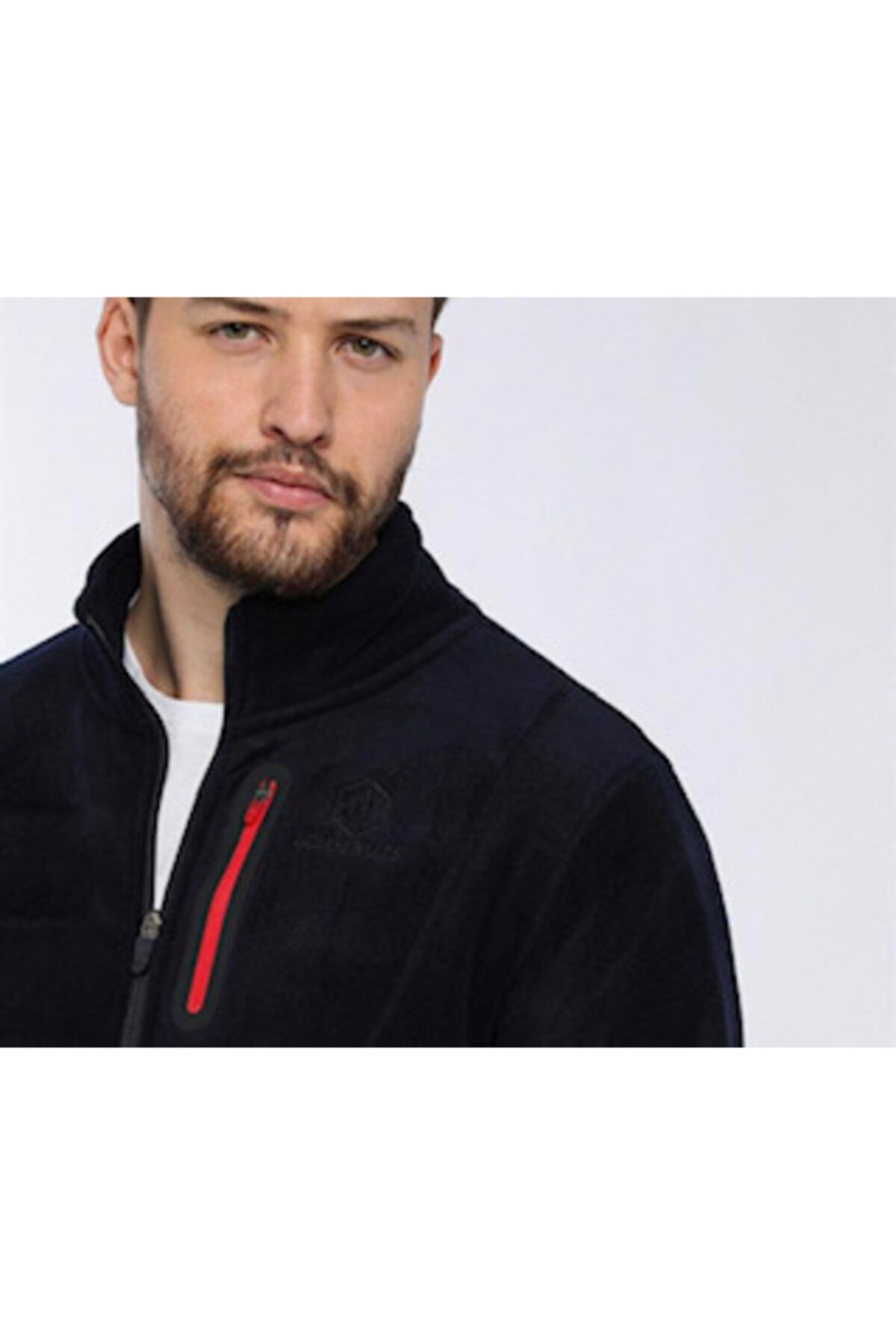 سویشرت lumberjack لامبرجک مردانه ژاکت پشم زیپ دار مردانه Nordic Polar اورجینال - تصویر 3