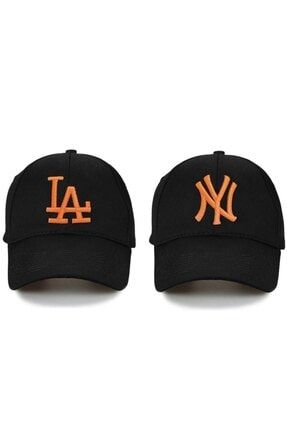 New York Los Angeles Unisex Şapka 2'li Ikili Set NXSAPKASET