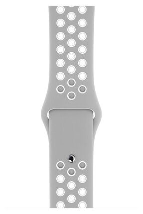 Apple Watch Silikon Kayış Delikli Kordon Uyumlu Seri 1 2 3 4 5 6 7 Se 38mm/40mm/41mm AWNKE38