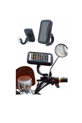 Bisiklet Gidon Telefon Aparatı Su Geçirmez Xxl Ayna Bağlantılı 508 BSK-00234