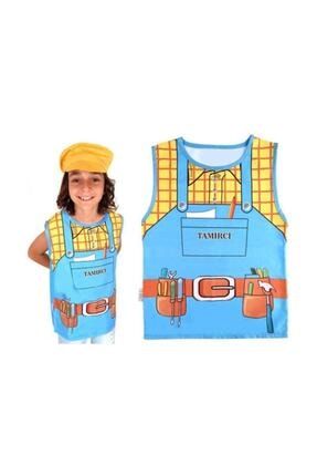Tamirci Kostümü - Hi Q Toys - Çocuklar Için Kostüm Kıyafet 8681038340034
