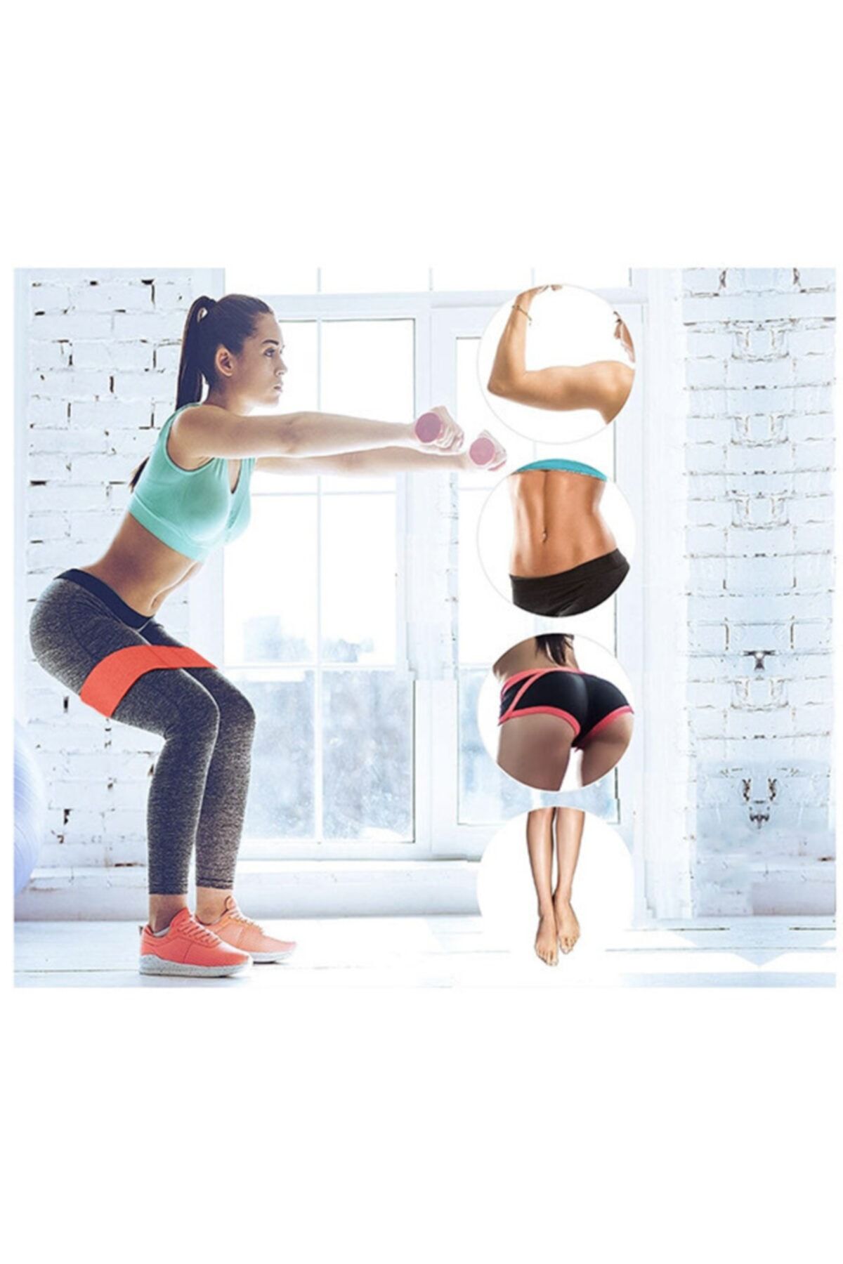 SOOFIT-Size S 3 in One Squat and Exercise Resistance Band 2