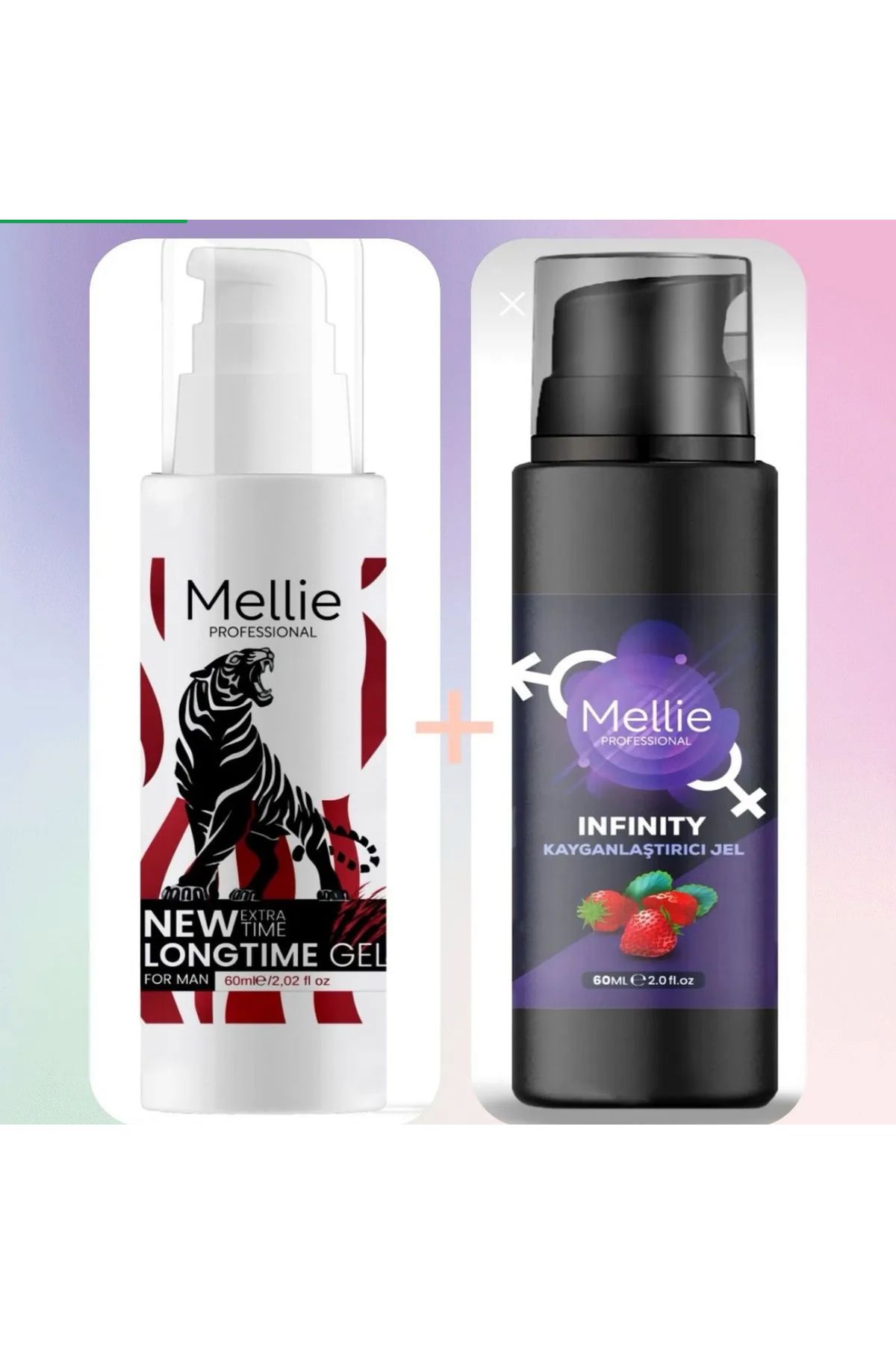 Mellie Professional Erkek Uzun Deneyim Sprey Ve Kayganlaştırıcı Uyarıcı Jel 60ml
