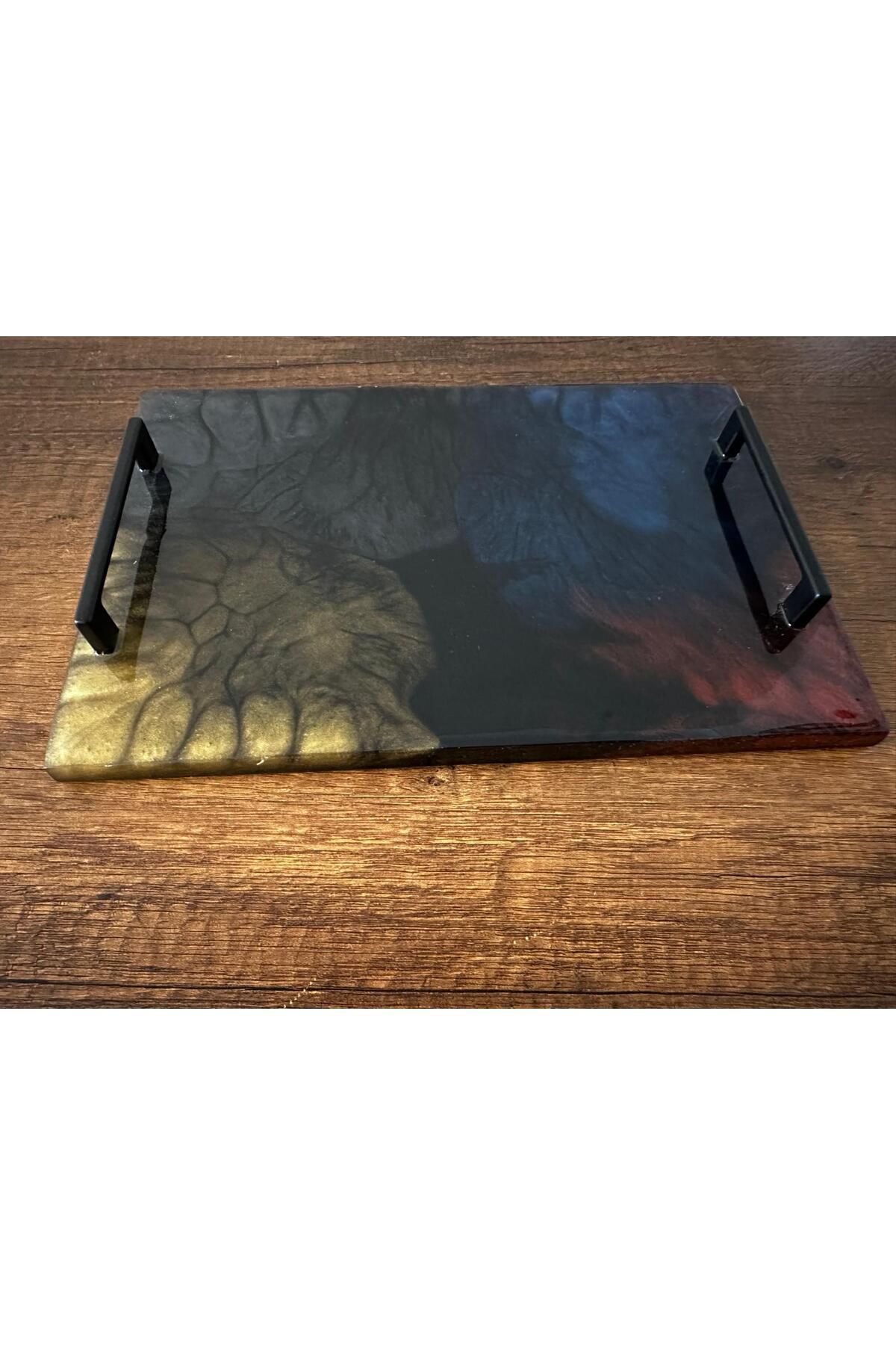 Eduart Design Retro tarz epoksi tepsi 20x30 ebatlarında