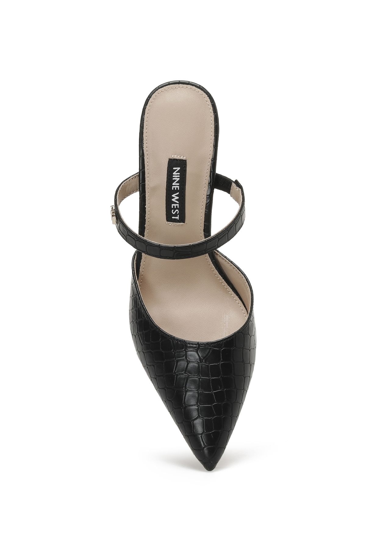 دمپایی مشکی زنانه سیاه Ahlona 2pl Nine West