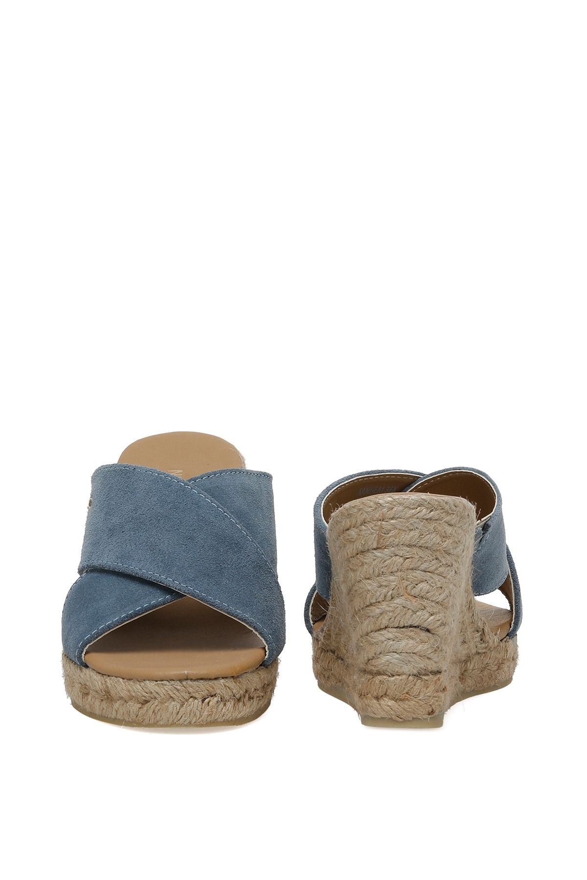 دمپایی آبی زنانه Sanhem 3fx Navy Blue Nine West