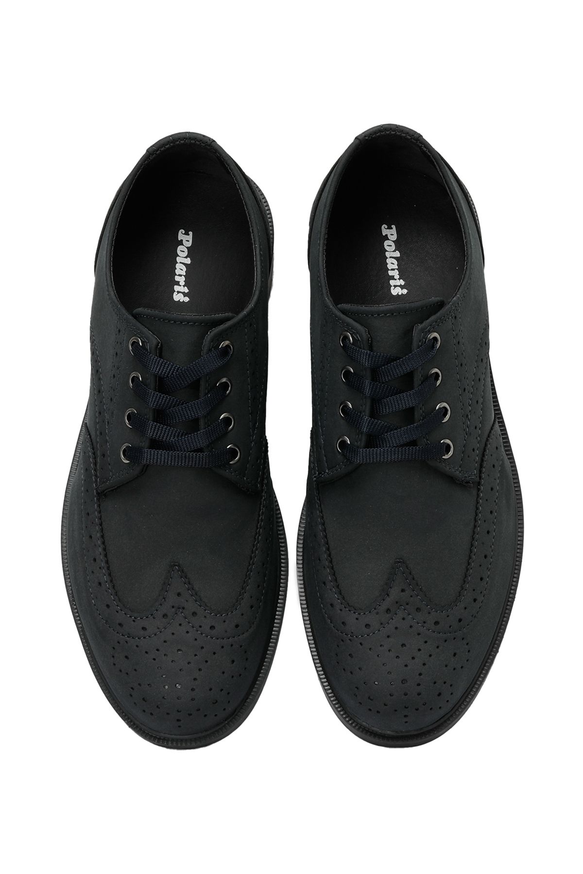 Polaris-357301N.M3PR Marineblaue klassische Herrenschuhe 4