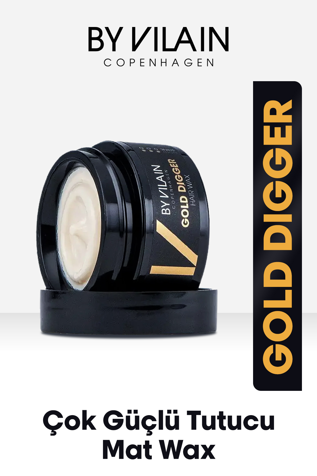 By Vilain Gold Digger Ekstra Güçlü Tutucu Mat Sert Wax Mini 15ml — GoldDigger15