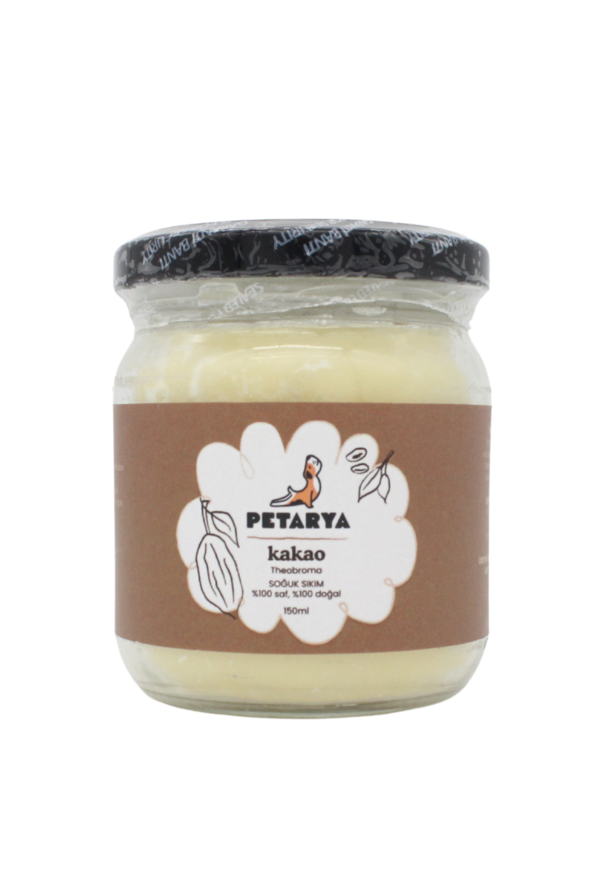 PETARYA-150ml 100% Cold Pressed Cocoa Butter - Theobroma Oil 1