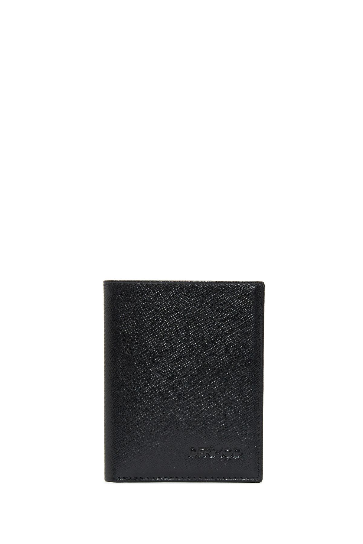 Derimod-Black Leather Men's Card Holder - 000a2d3012cv 1