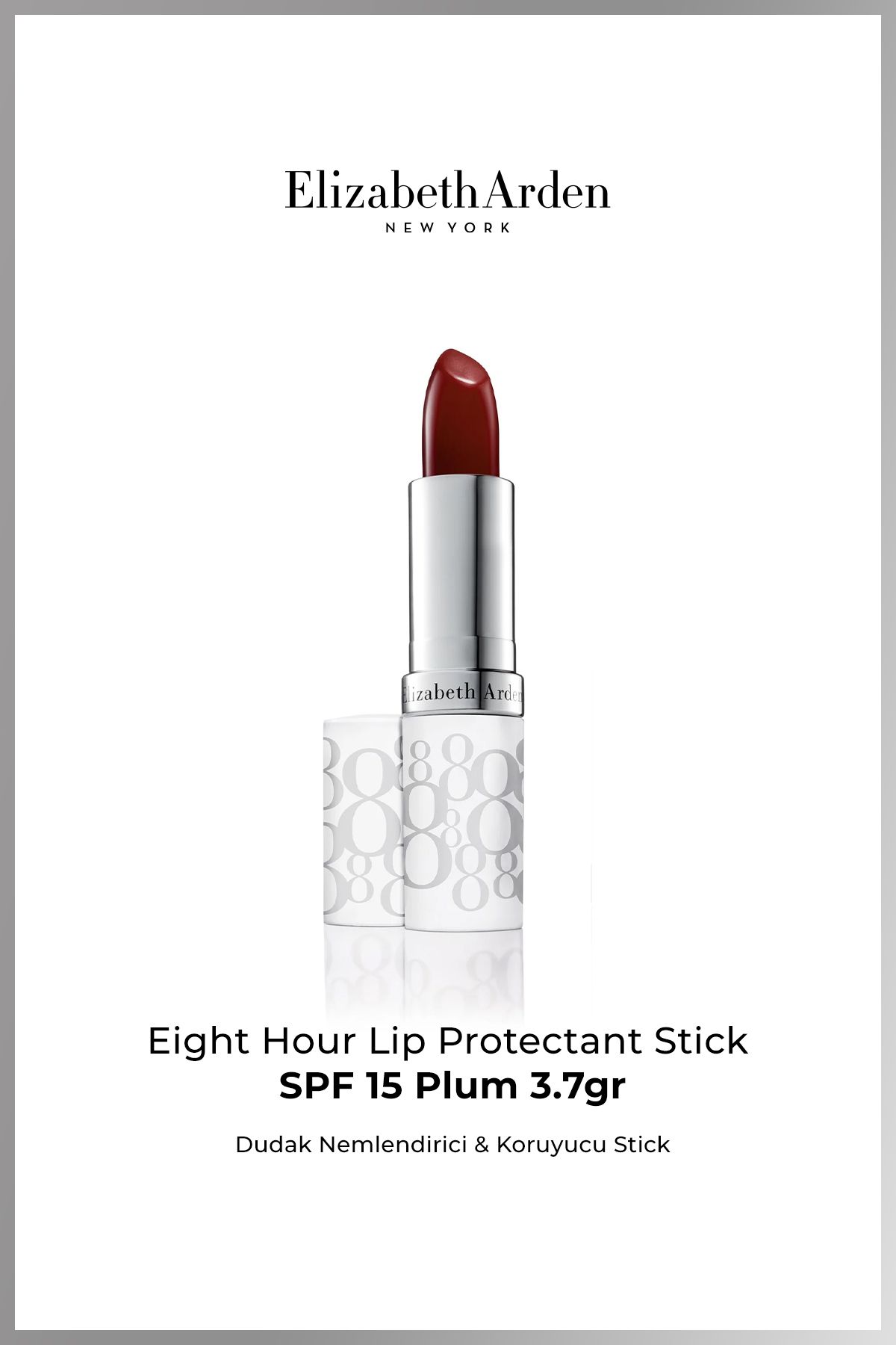 Elizabeth Arden Dudak Nemlendirici & Koruyucu Stick - Eight Hour Lip Protectant Stick Spf-15 - Plum 3.7gr