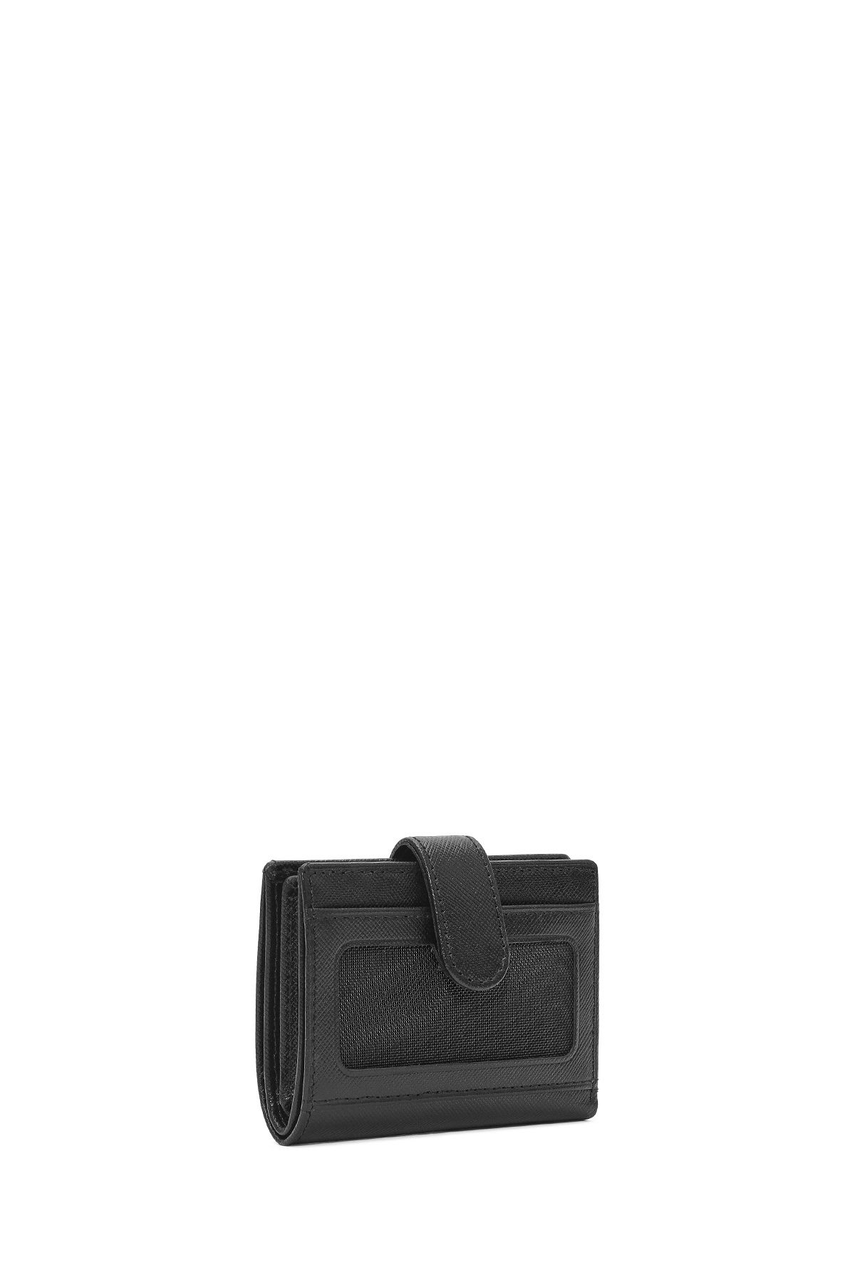 Derimod-Black Leather Men's Card Holder - 000a2d3094cv 7
