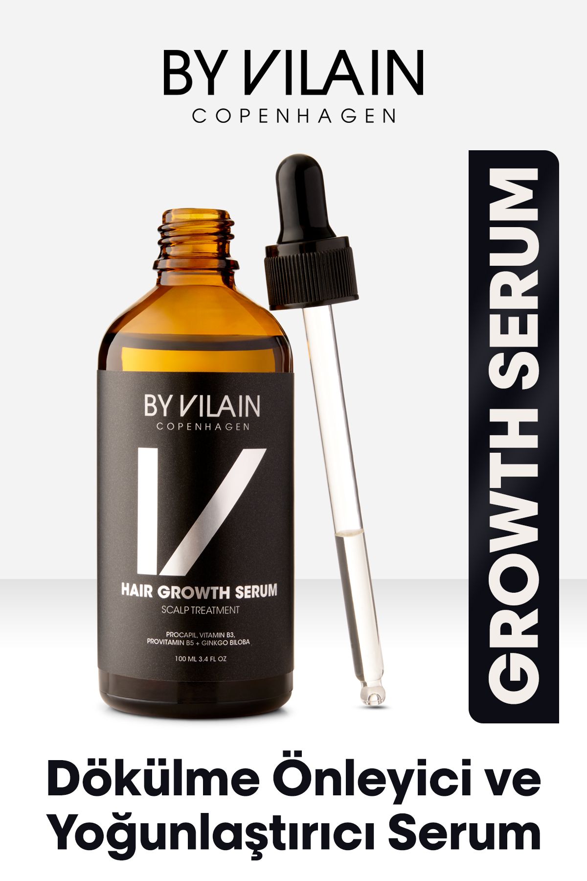 By Vilain Hair Growth Serum Dökülme Önleyici Yoğunlaştırıcı Serum 100ml
