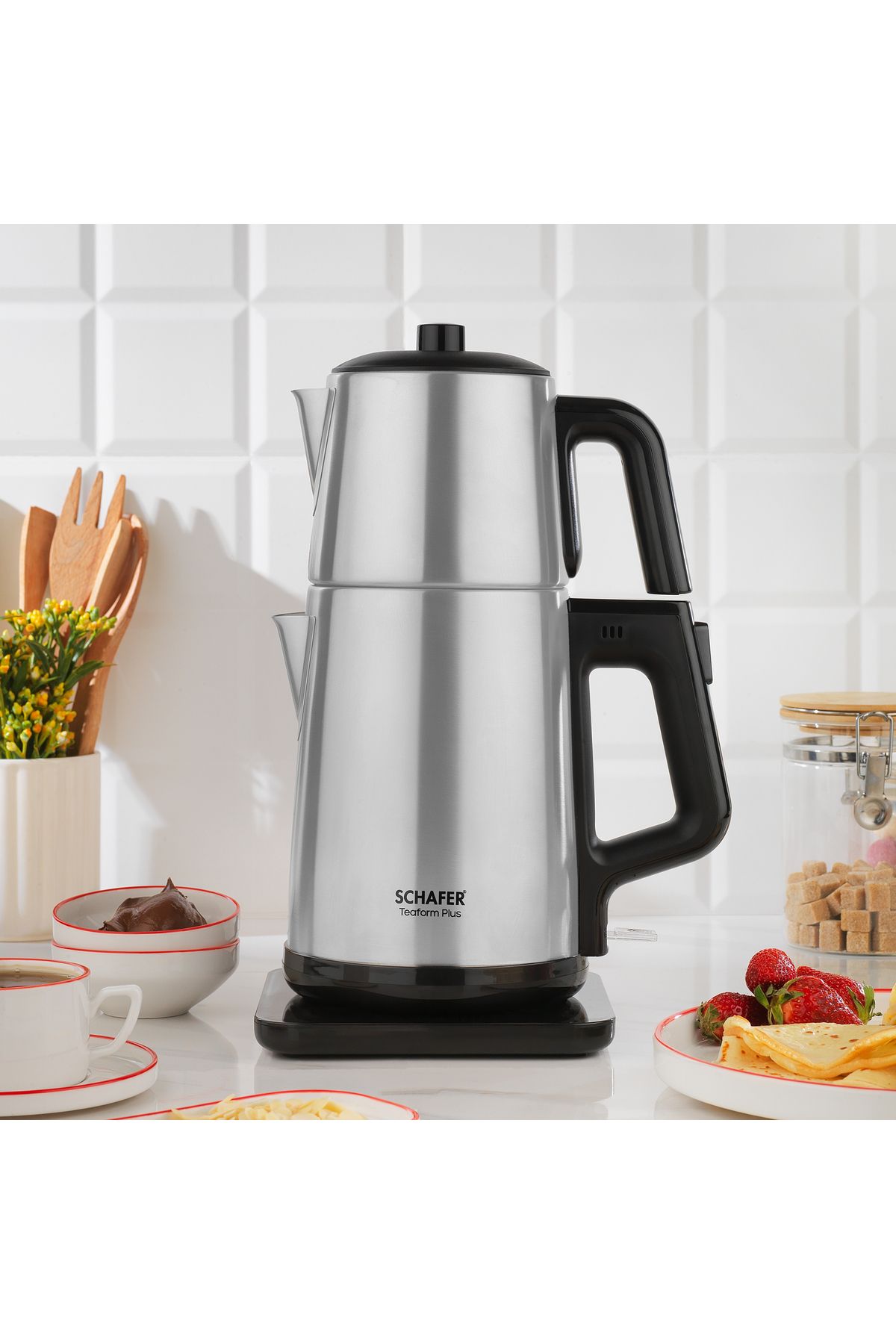 Schafer Teaform Plus Paslanmaz Çay Makinesi-ınox