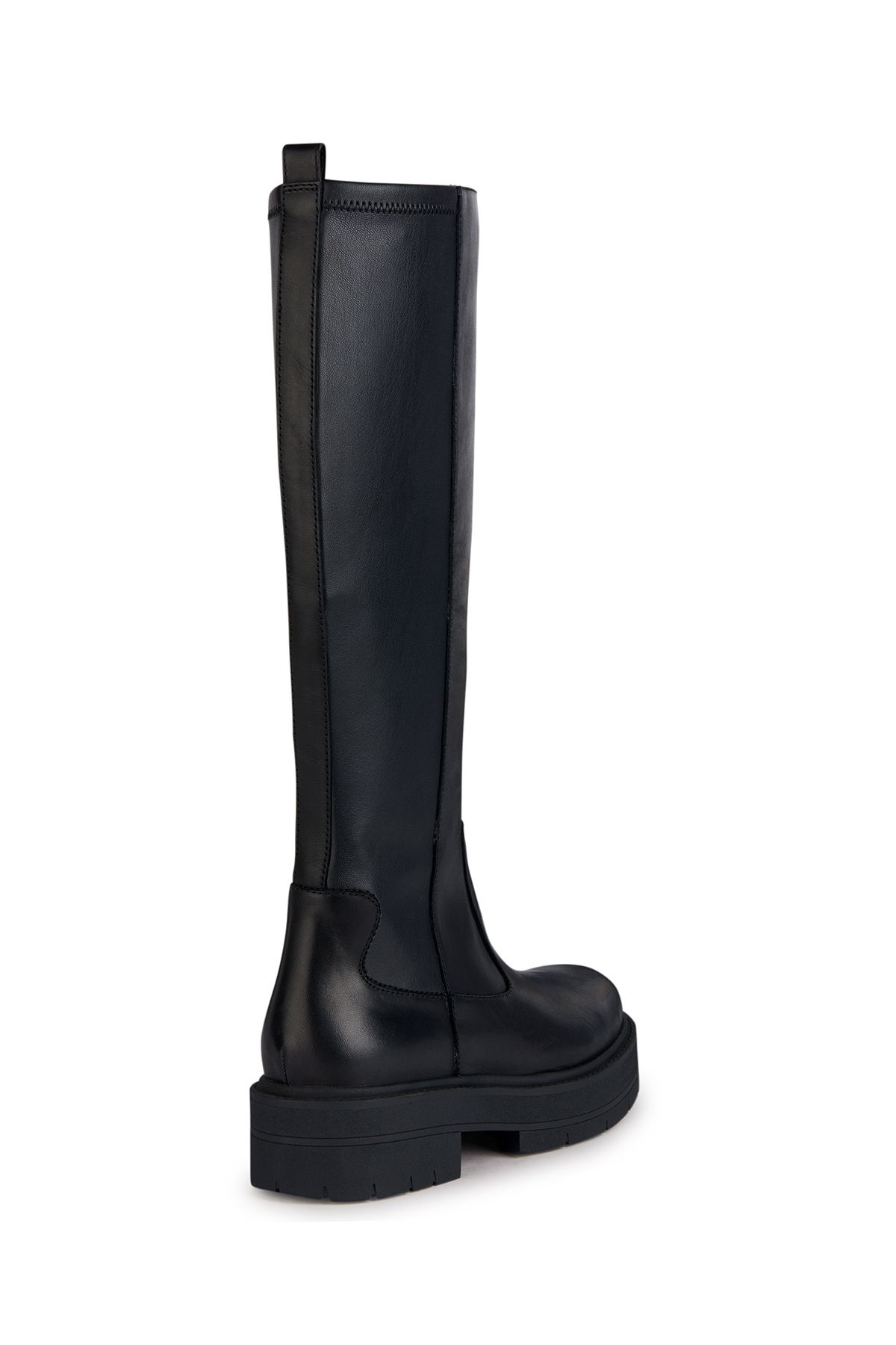 چکمه مشکی زنانه Boot چرمی D36VDF043BCC9999 اورجینال Geox