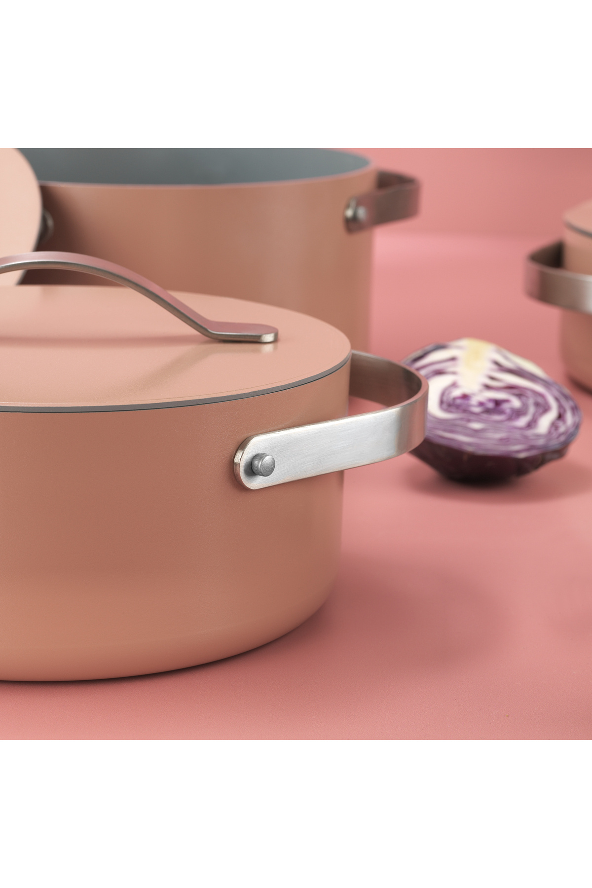 Schafer Moonlight Rosegold Tencere Seti tüm parçalar