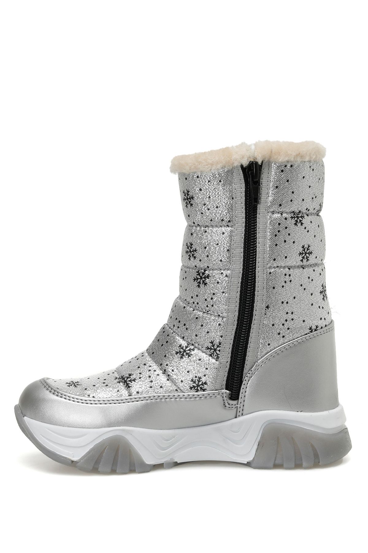 Binono-LENO F 3PR Gray Girls Snow Boots 3