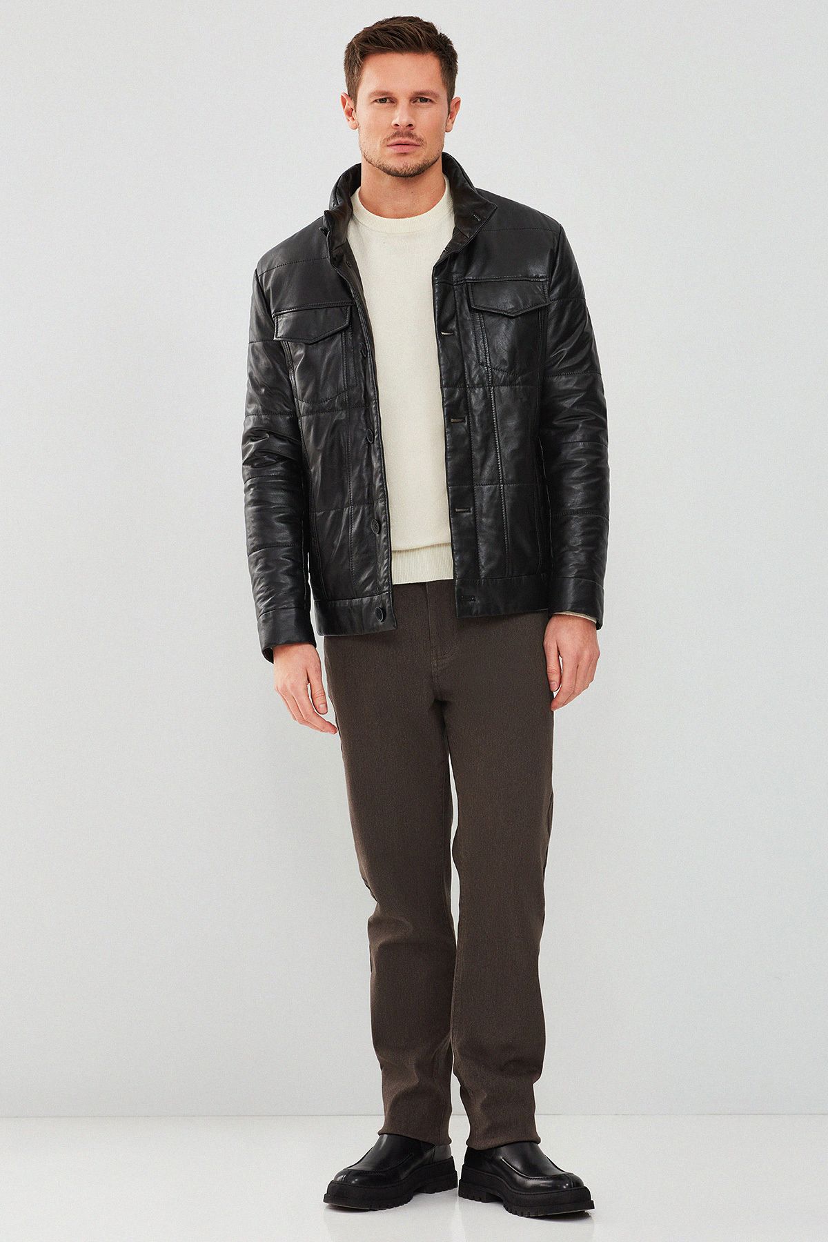 Derimod-Lorenzo Men's Black Puffer Jacket - 23wge65141m 7