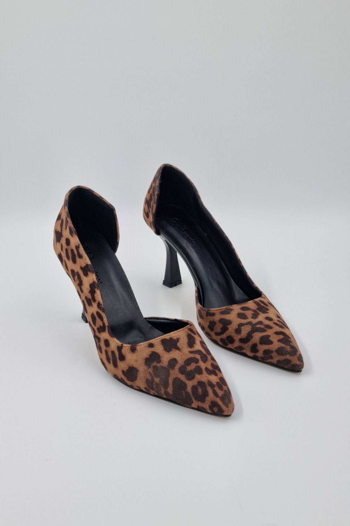 Odie Collection-Leopard Patterned Stylish Daily Night Pointed Toe Low-Cut Stiletto 7