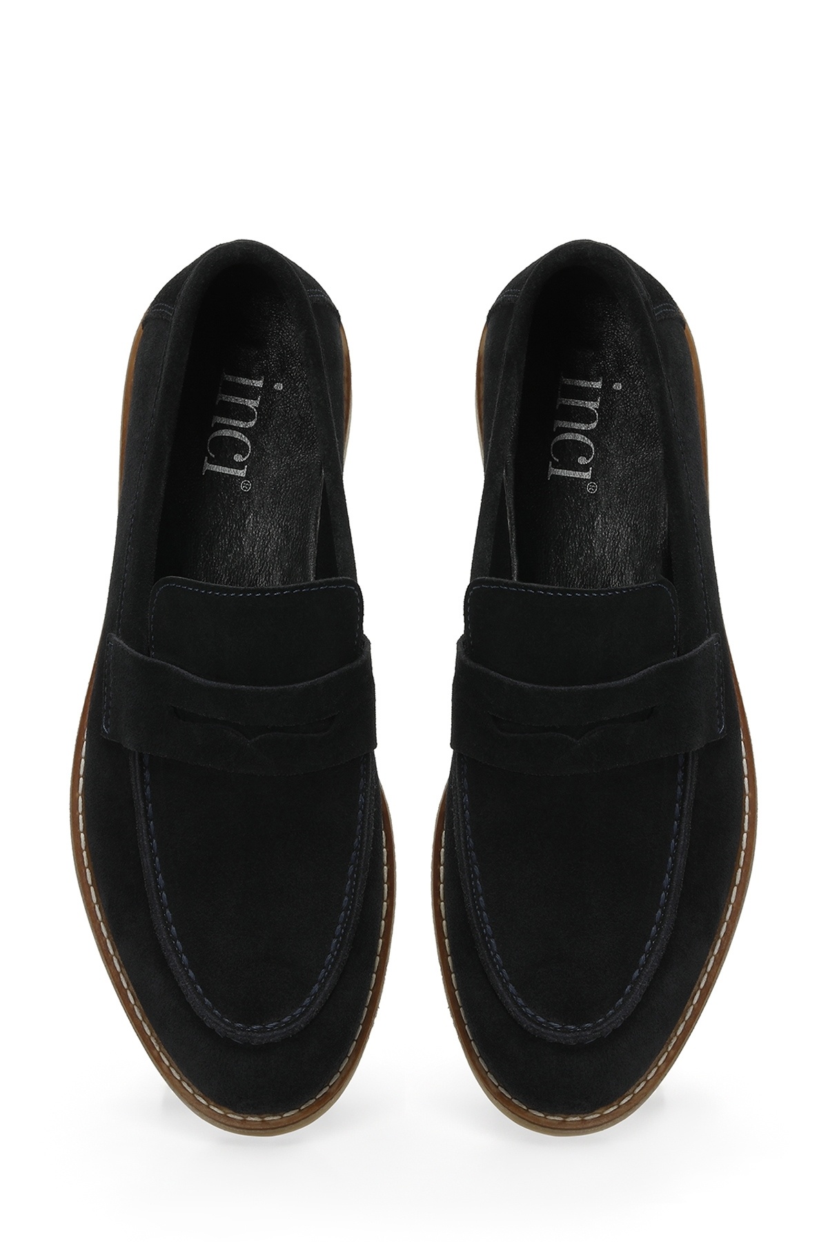 İnci-INCI LESY S 4FX Marineblaue Herren-Loafer 4