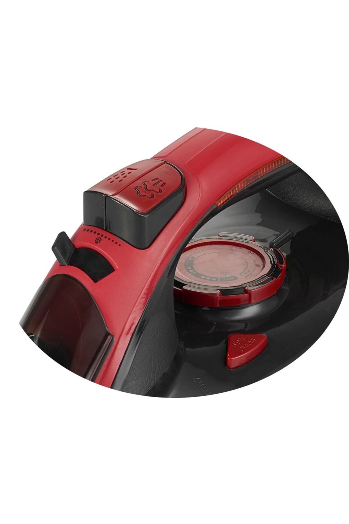 MESKO-Fier de calcat cu abur MESKO, 3000 W, 70g/min, 400ml, Oprire automata, rosu/negru 7