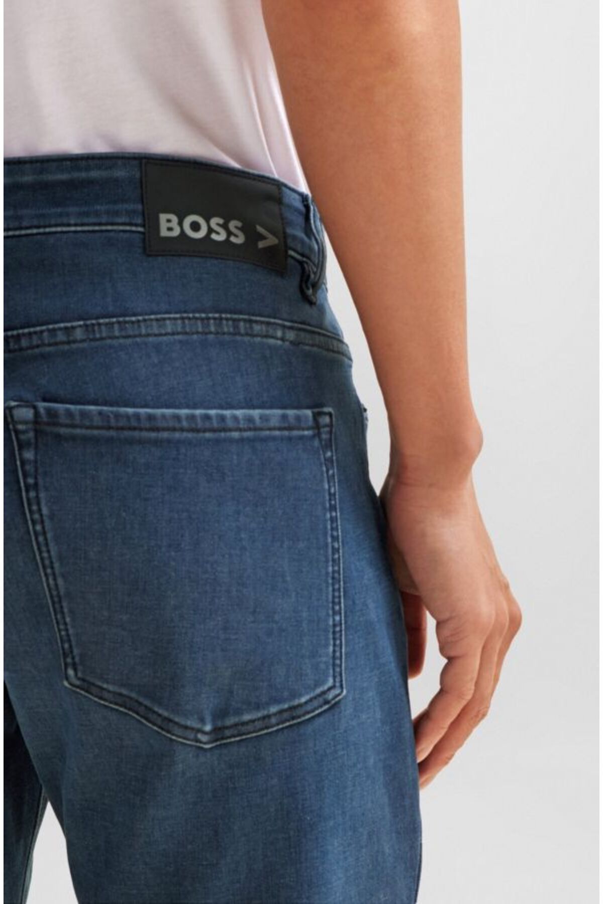 شلوار جین آبی مردانه پستان اورجینال BOSS