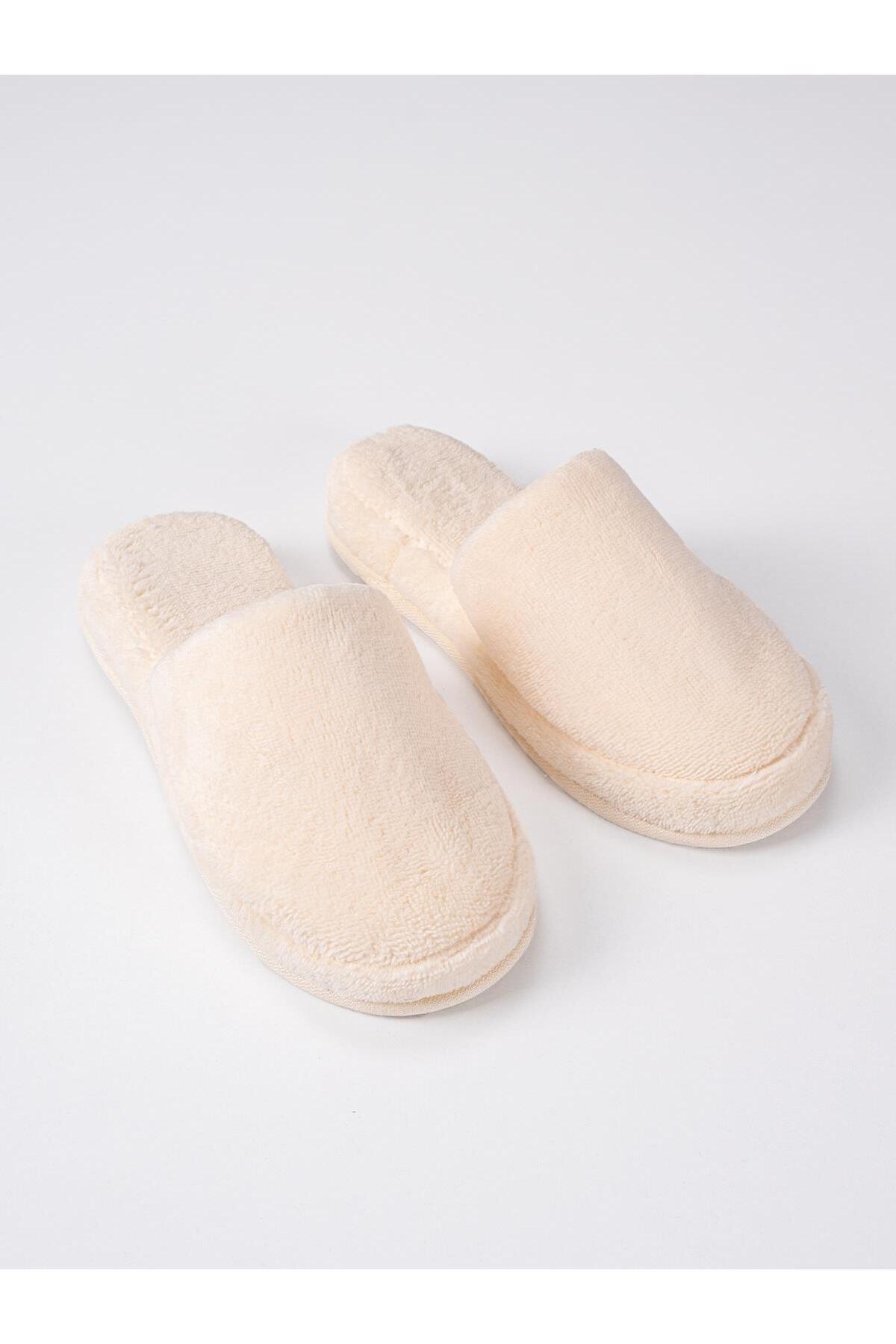  دمپایی مخمل حمام، دمپایی هتل مخصوص بارداری، دمپایی ضخیم و بدون لغزش، جلو بسته