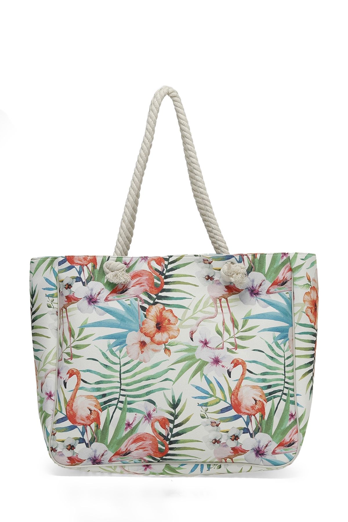 Polaris-Geantă de plajă pentru femei BIG FLAMINGO PLJ 4FX roz 3