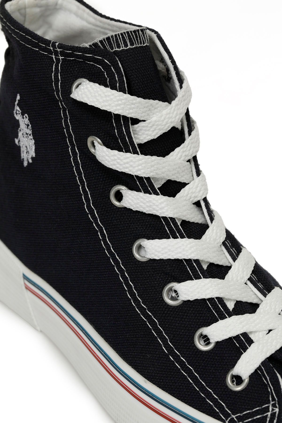 اسنیکر آبی زنانه کفش ورزشی 5FX HIGH NAVY U.S. Polo Assn.