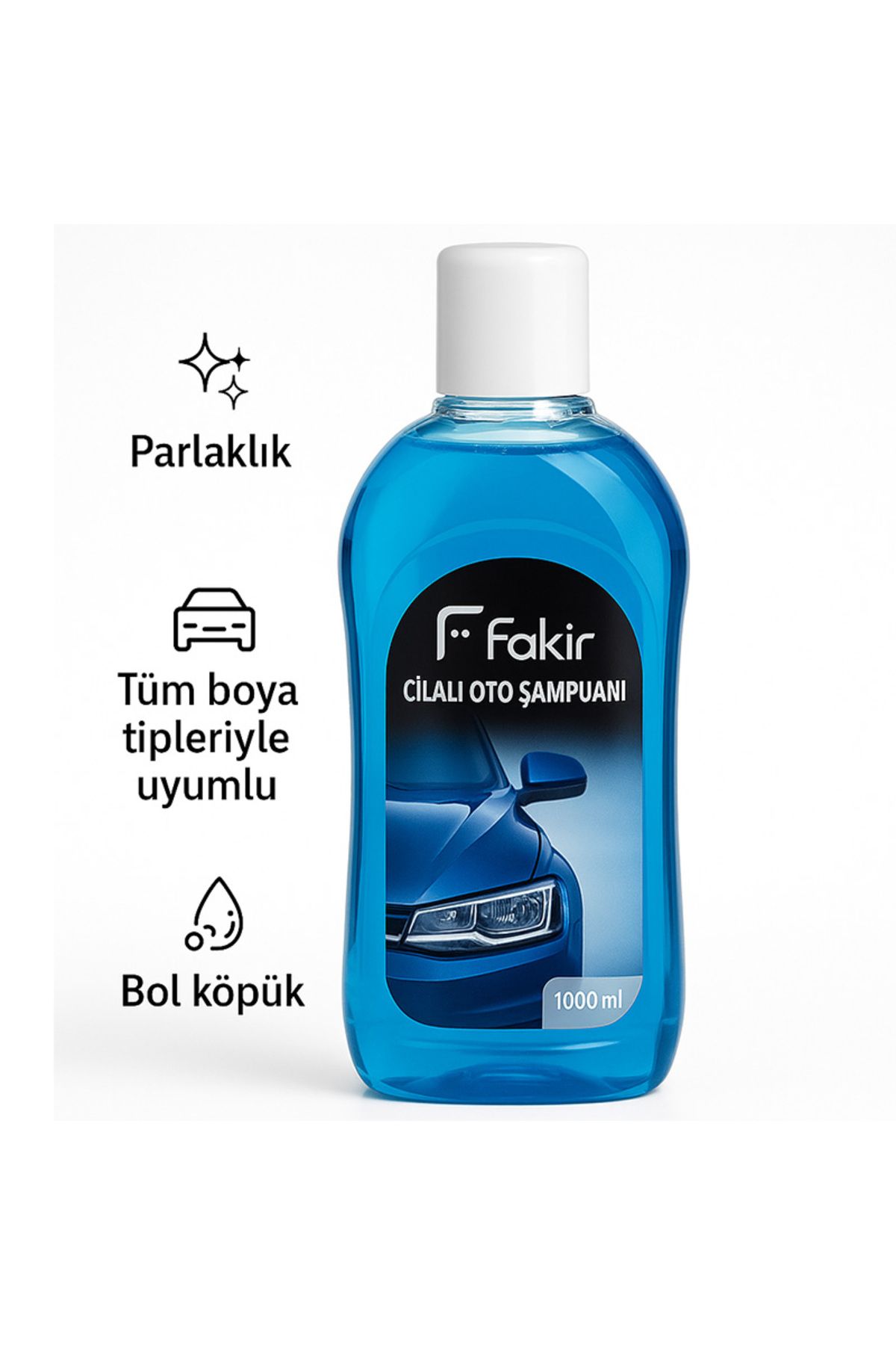 Fakir By Expert Cilalı Oto Şampuanı 1000 ml