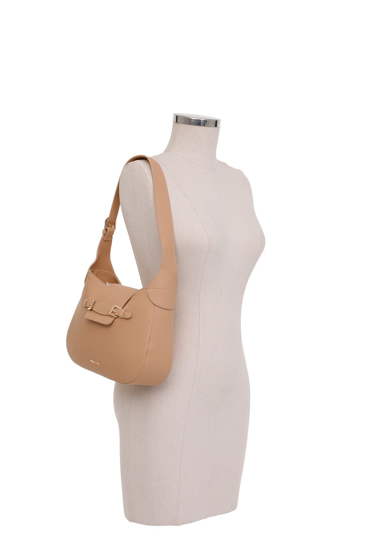 کیف شانه ای نود زنانه 4PR کرم اورجینال Nine West