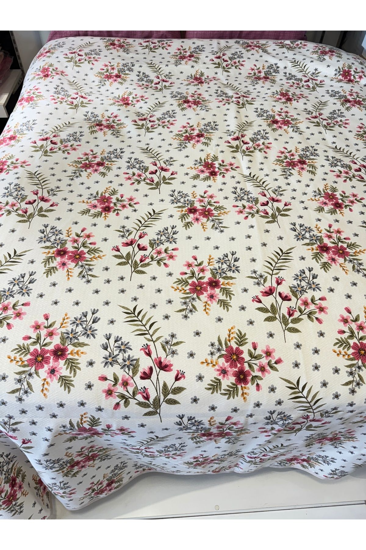 ŞENER HOME GelincikDesen Baskılı 200x240 Cm. Çift Kişilik (BATTAL) Tek Pike