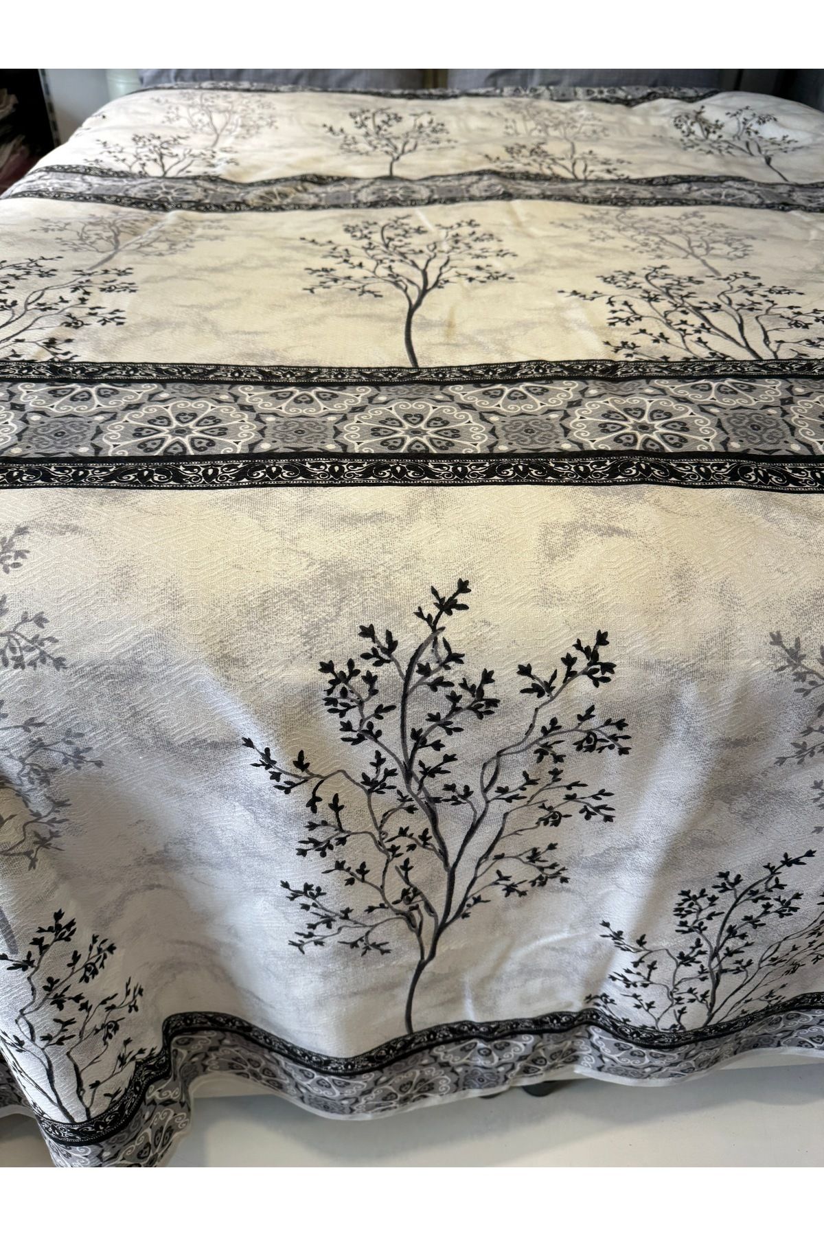 ŞENER HOME-Border Pattern Printed 150X240 Cm. Single Single Pike 4