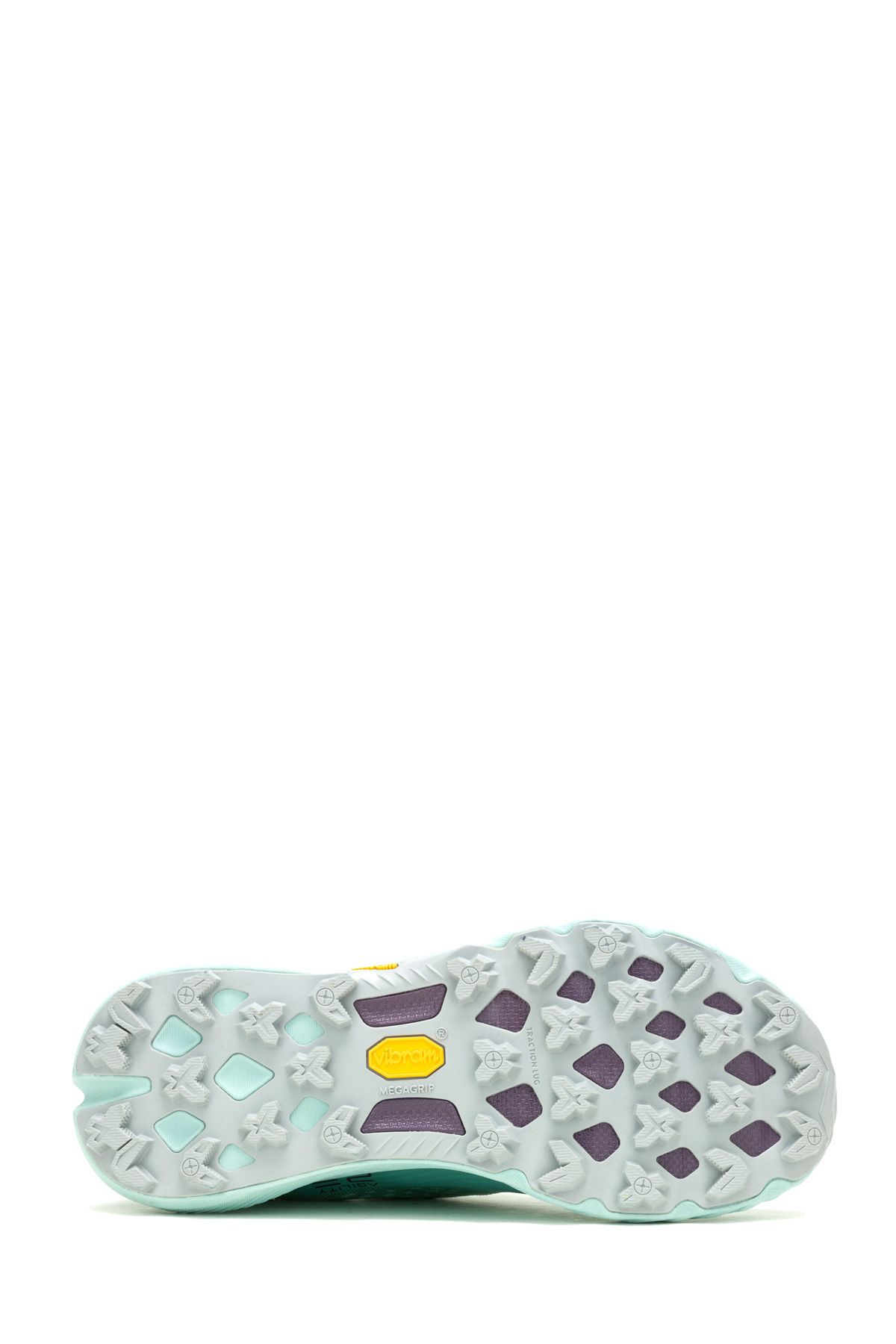 اسنیکر آبی زنانه PEAK 5 GTX در حال رانینگ Merrell
