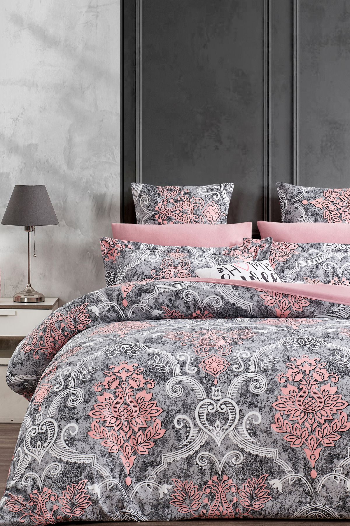 Always-Double Sided Double Duvet Cover Set with Elastic Sheet 3