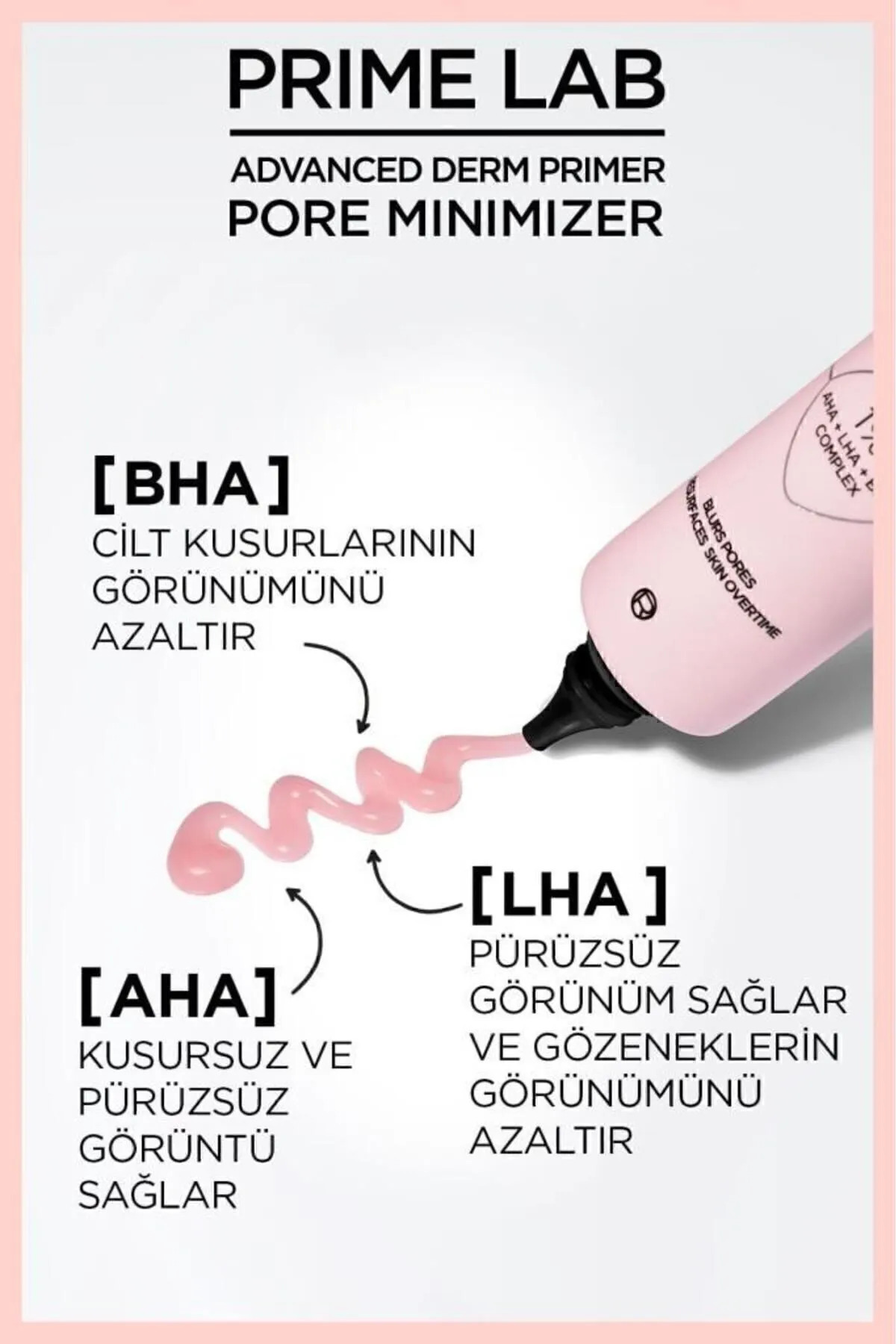 L'Oréal Paris Prime Lab 24H Gözenek Küçültücü Makyaj Bazı 10 ml x10 – Avantajlı Mini Boy Paket — بژ LOREAL-PRIME5 — تصویر 3 از 5