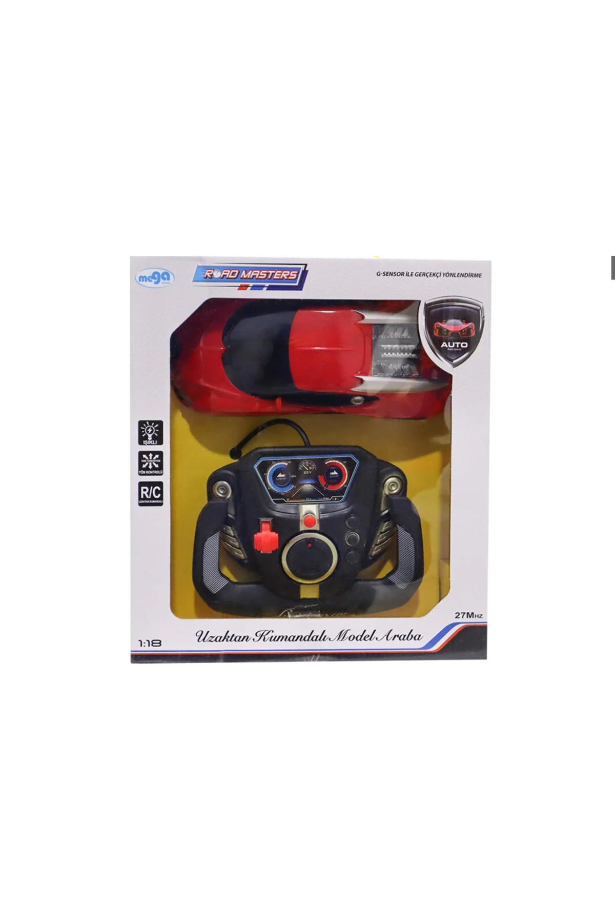 Eco Lounge Uzaktan Kumandalı Şarjlı Bugatti Benzeri Kırmızı Araba