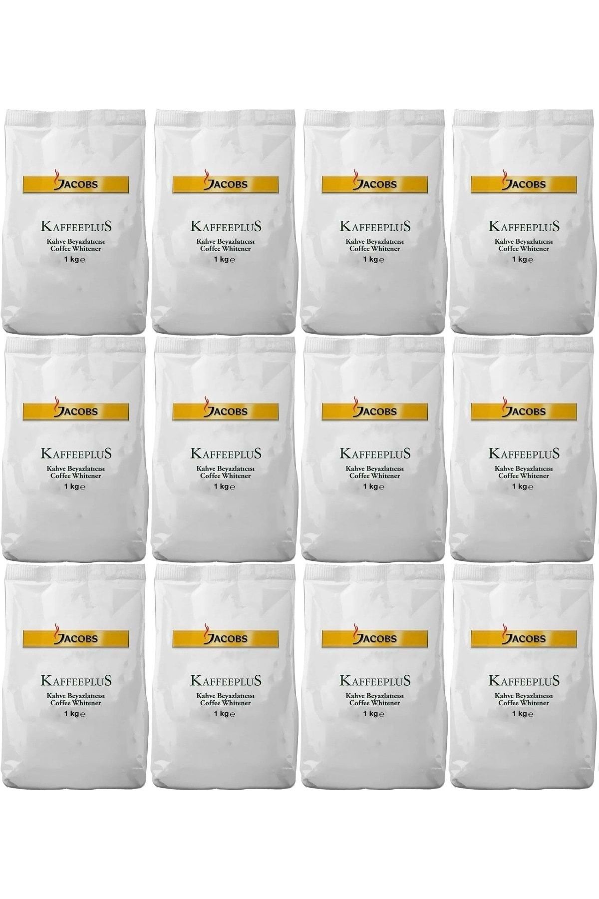 Jacobs Kaffeeplus Kahve Beyazlatıcısı / Süt Tozu 1kg (12 Lİ SET)
