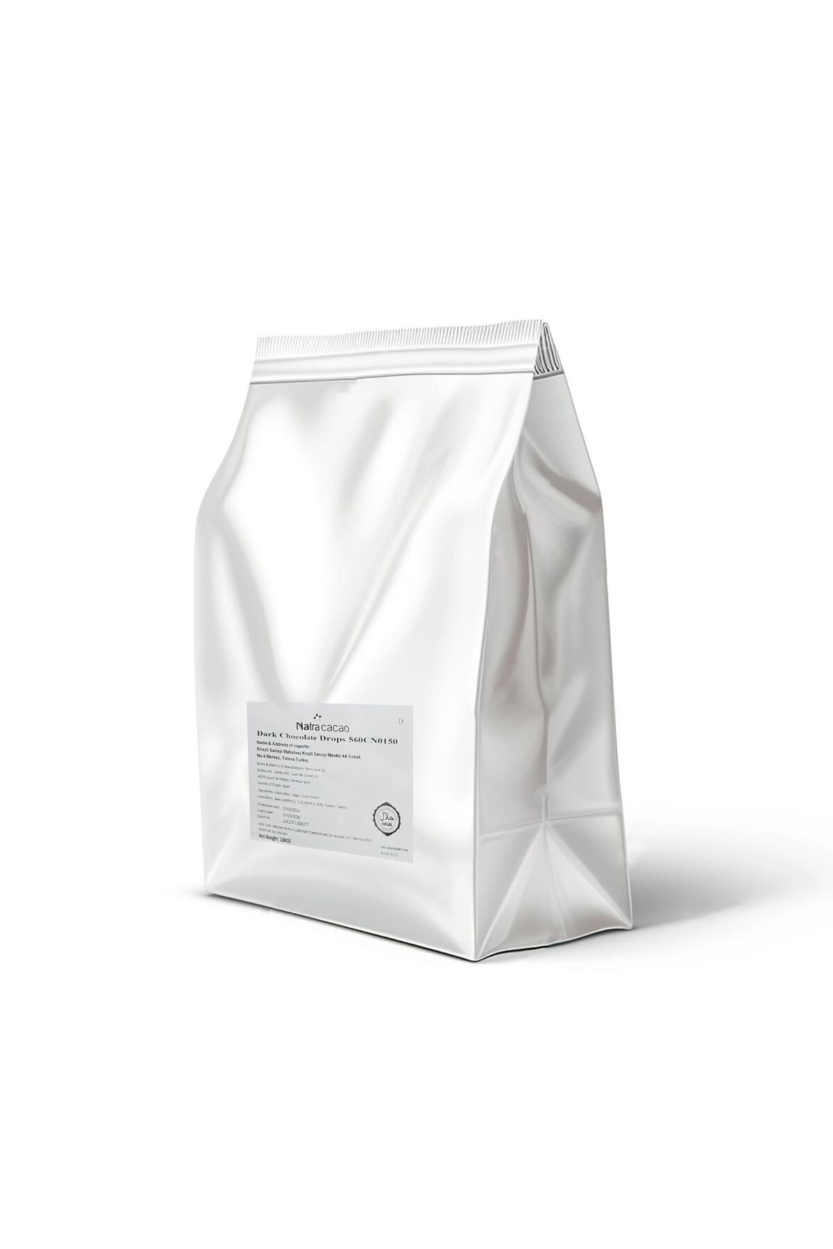 Natra cacao %56 Bitter Çikolata 10 kg Kuvertur Damla